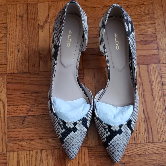 Aldo Shoes - New Aldo Kitten Heel Snakeskin Shoes